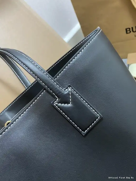 Official First Bag Ru BURBERRY bag-34*14*28CM Medium Tote Check 0609